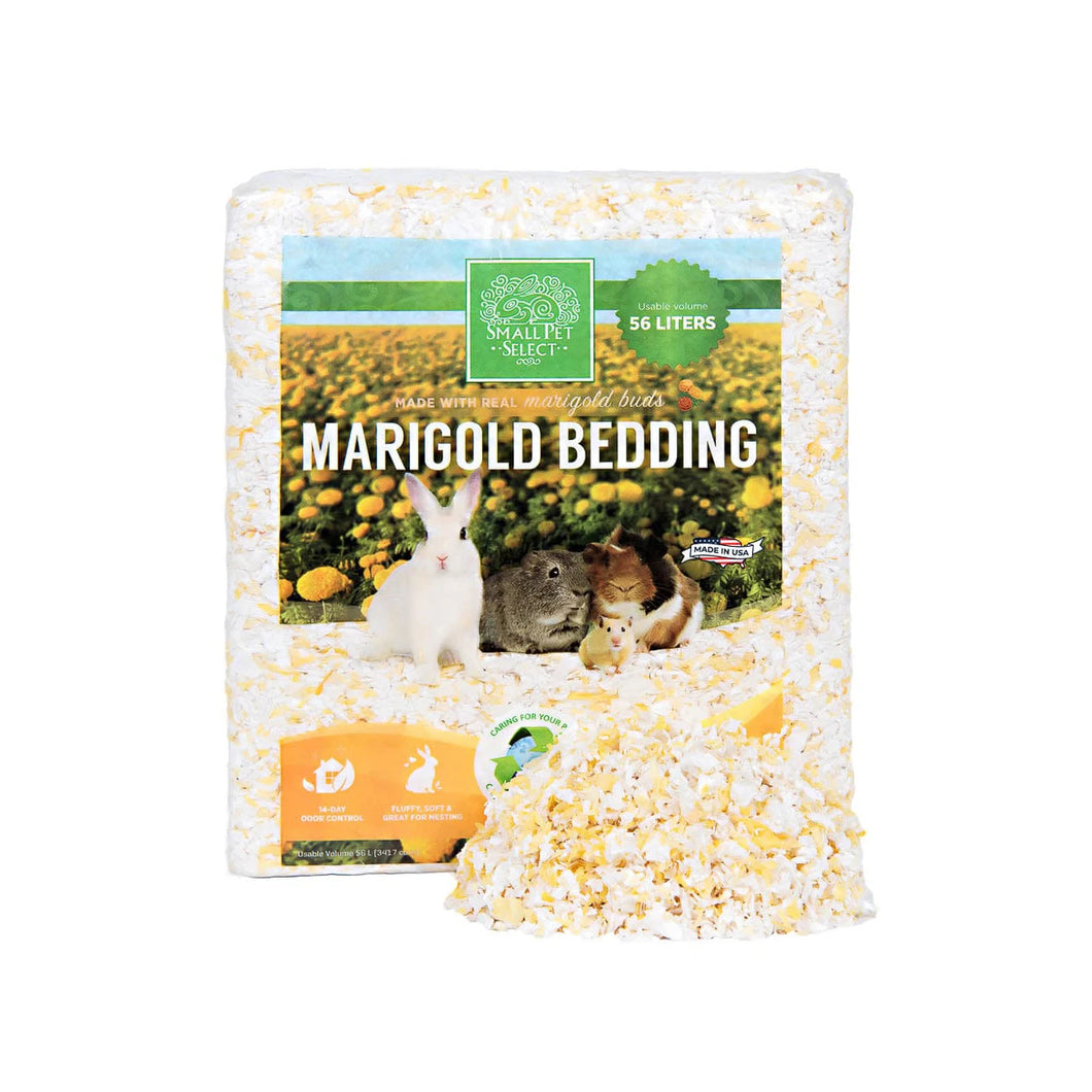 Marigold White Paper Bedding