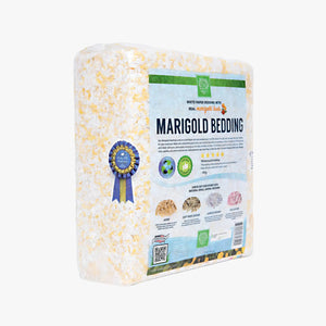 Marigold White Paper Bedding